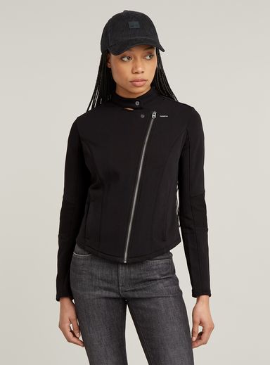 Biker Slim Sweater Jacket